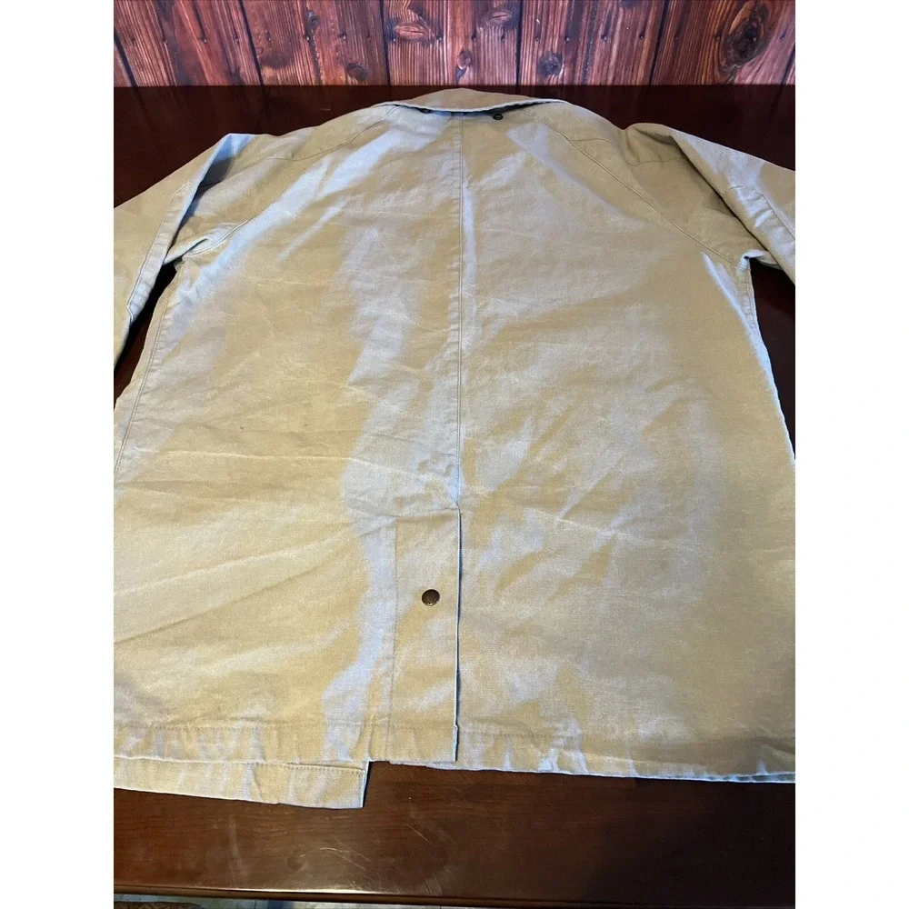 Australian Outback Collection Cotton  Duster Men Coat‎ Sz M Cape Missing Jacket